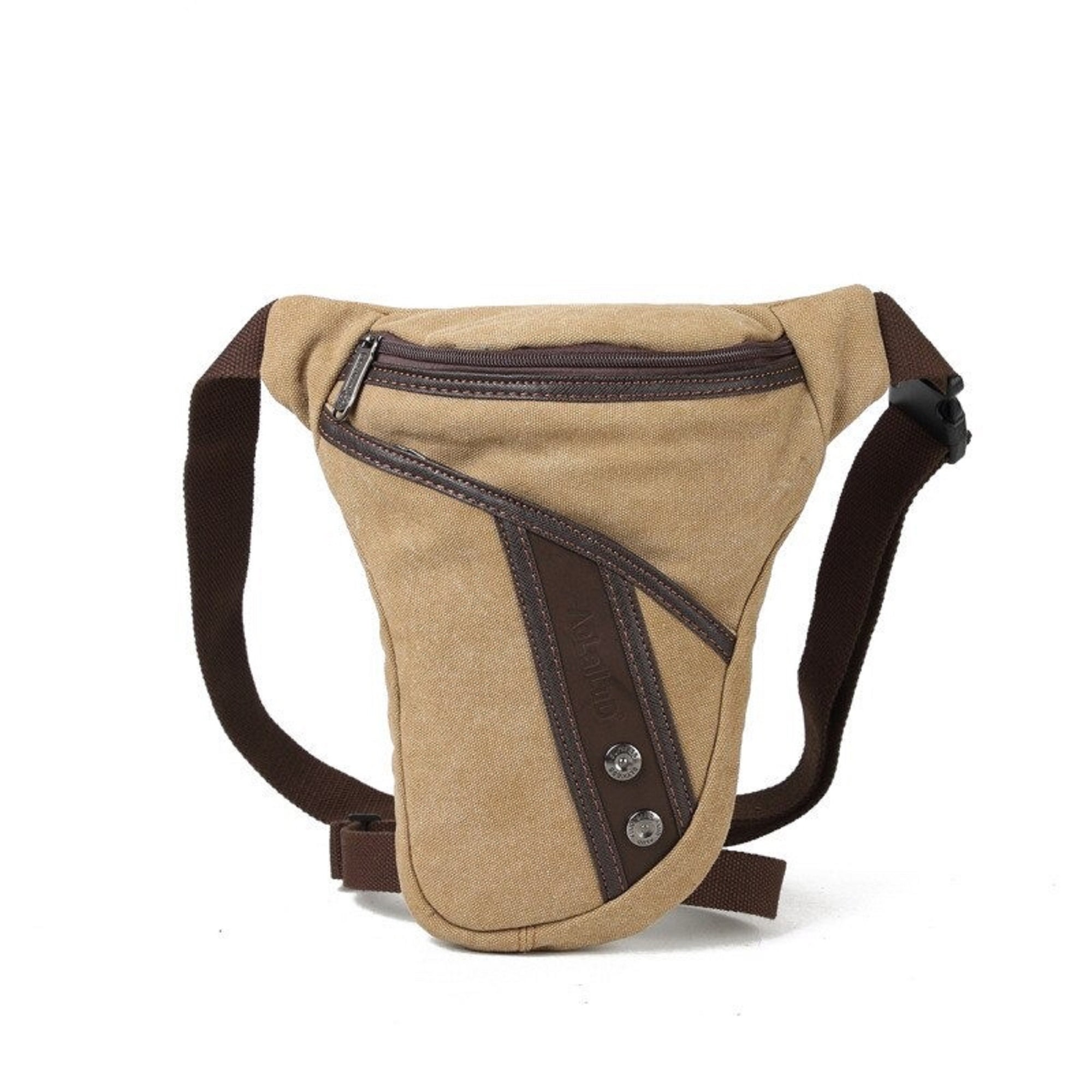 Genda 2Archer Vintage Canvas Waist Bag Multiple Pocket Fanny Pack Hip Purse  Belt Bag Bum Bag for Sports Travel (Army Green)
