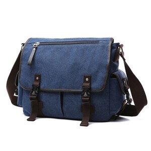 Quality Canvas Messenger Crossbody Shoulder Bag for Men and Women | Durable Shoulder Bag
