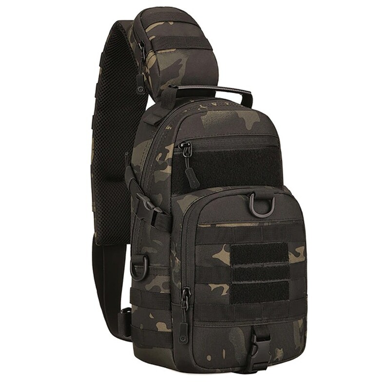 Tactical Chest Bag, Tactical Military Shoulder Bag Sling Chest Pack