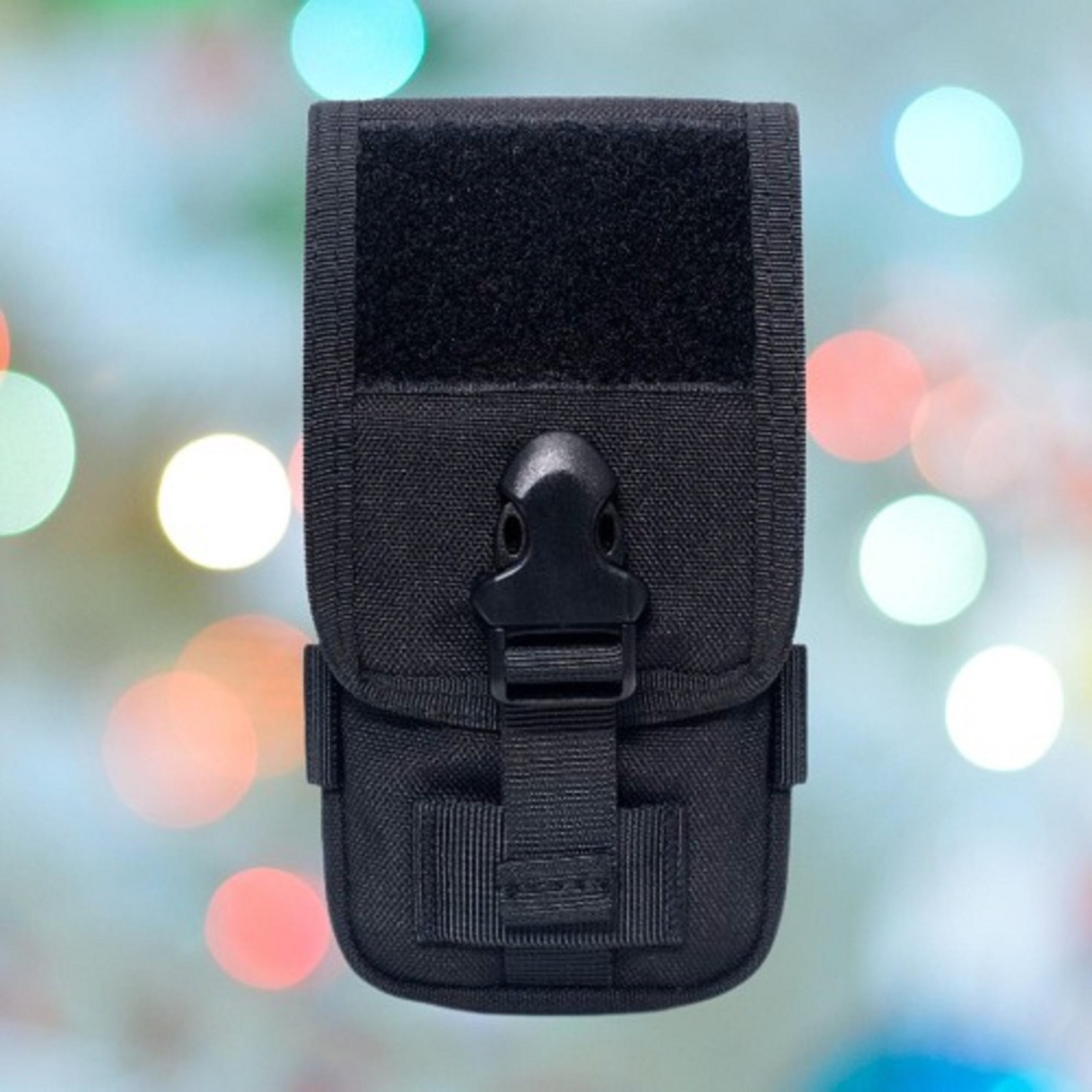 Black Smart Phone Pouch Tactical Double Layer Military Gadget Etsy