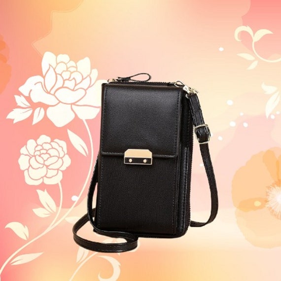 Small Crossbody Bags for Women, Sling Cell Phone Bag Leather Crossbody