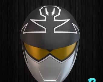 Gokai Silver Ranger Helmet 3D Model (STL File)