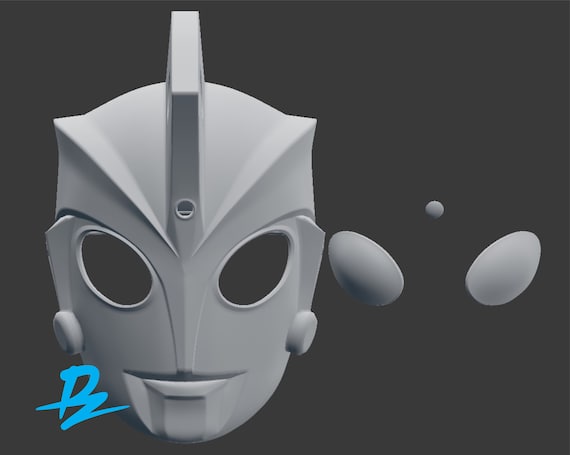 Mask Ultraman Ace 3d Print File - Etsy