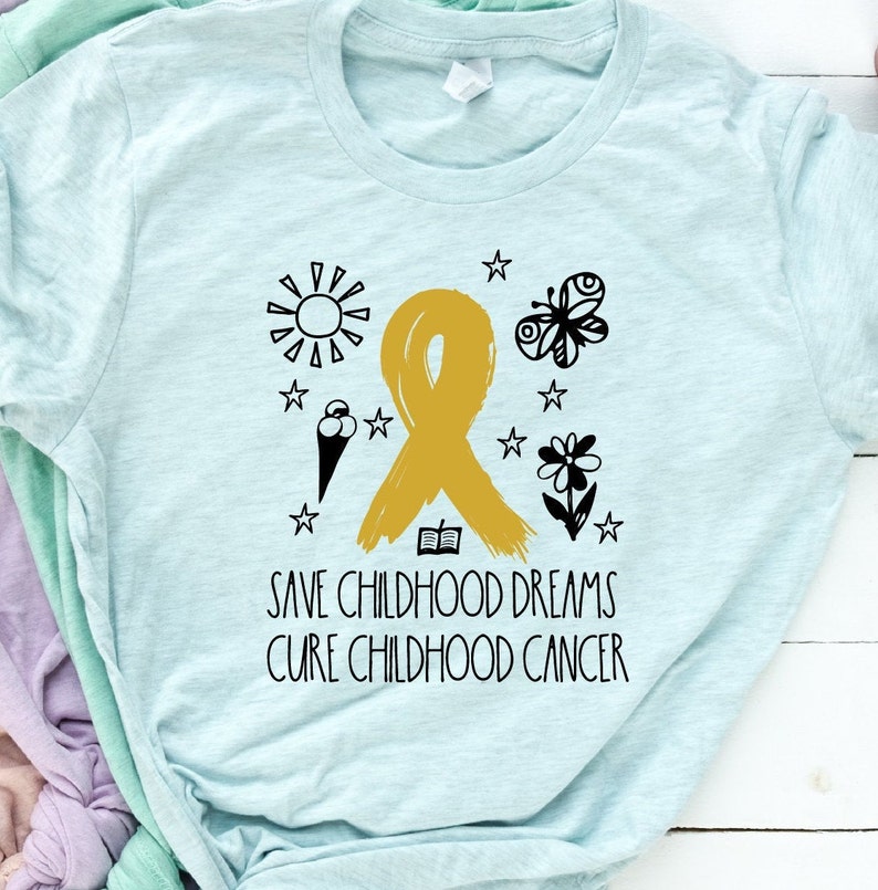 Childhood Cancer Svg CURE Childhood Cancer SVG Gold Ribbon | Etsy Australia