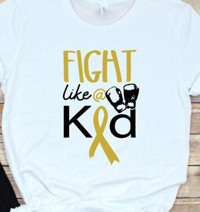 Fight Like a Kid svg Childhood Cancer svg CURE Childhood ...