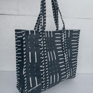 Handgefertigte gesteppte Baumwolltasche, Tragetasche mit Gurt, Markttasche, Geschenke für sie, Damentasche