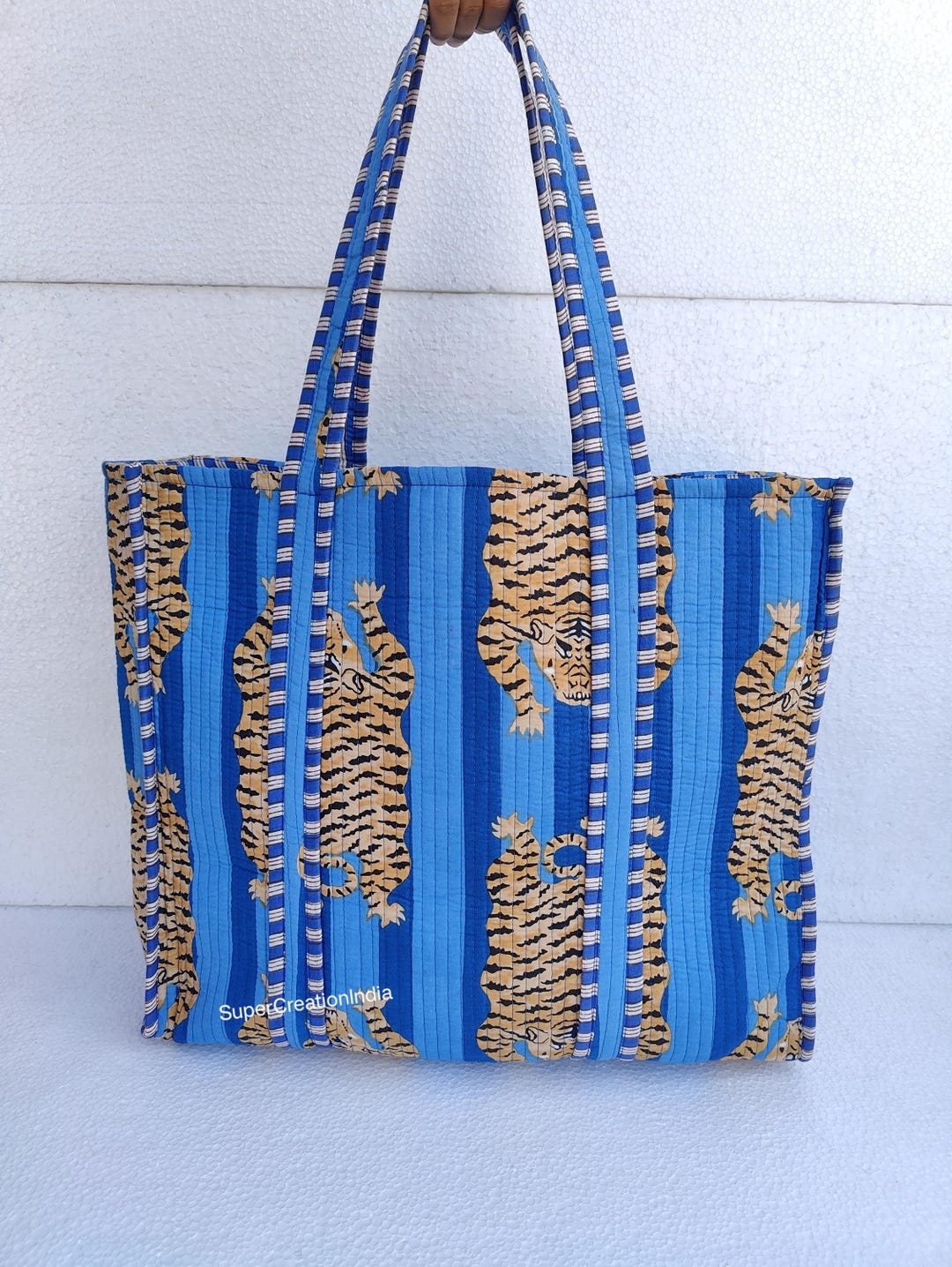 Tiger Stripe Market Tote Bag main image 0