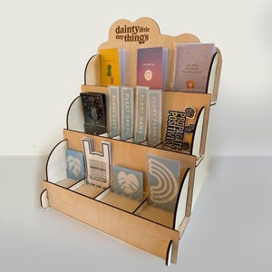 3-laagse sticker Cloud POS-displaystandaard (geen logo)