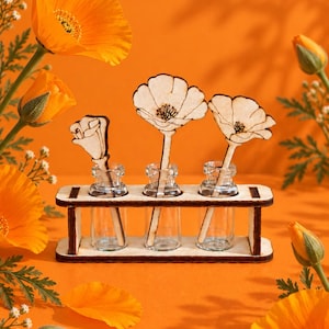 Golden Poppy | California Native Flower Diffuser Set | Dainty Little Tiny Things