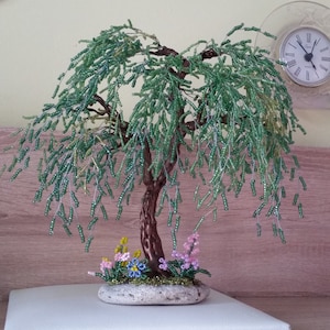 Weeping Willow,Tree of Life,Bead Tree, Home decor,Family Gift,Weeping Willow