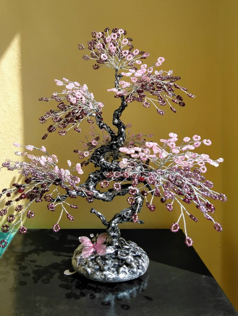 Crystal Tree of Lifegarnet Bonsai-treerose Quartz Crystal - Etsy