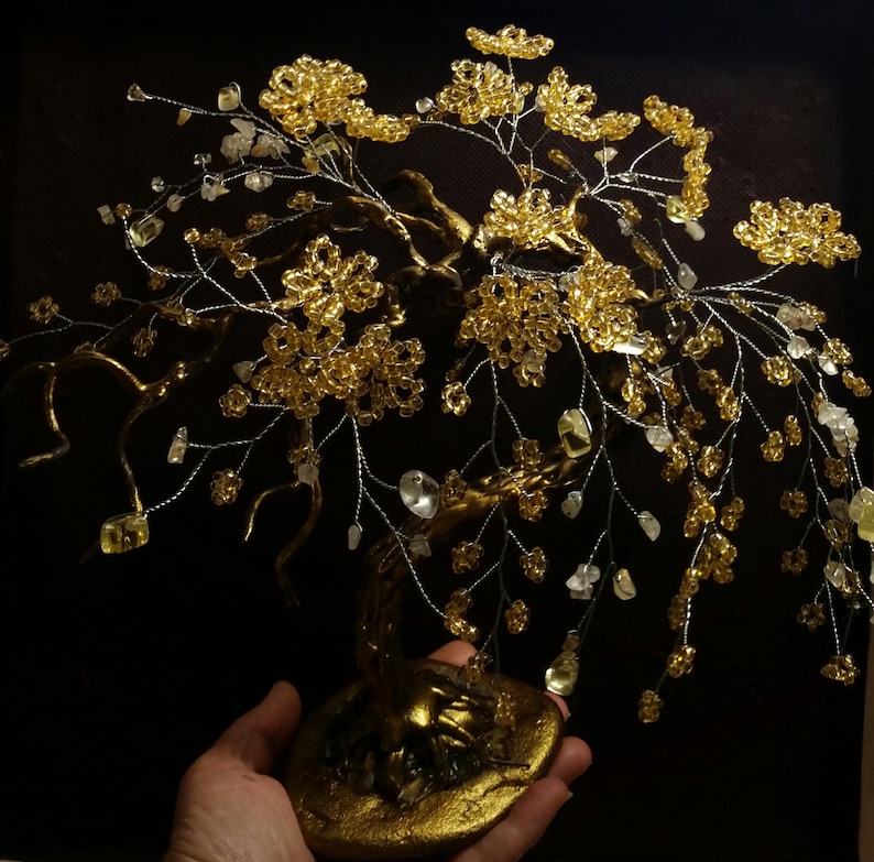 Gemstone Tree Feng Shui Tree of Success Crystal Tree Anniversary Gift Souvenirs & Events ...