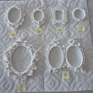 New Miniature Frames Made from Plaster