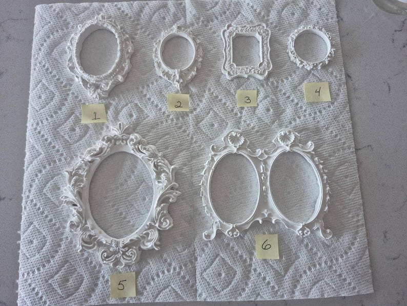 New Miniature Frames Made from Plaster image 1