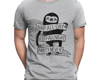 Nap All Day Sleep All Night Party Men Women Unisex Top Hoodie Sweatshirt 1485