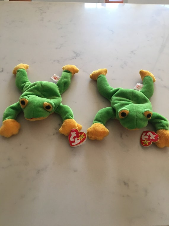 Rare Smoochy the Frog Beanie Baby