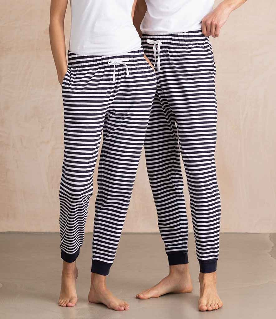 Black and white online striped pajama pants