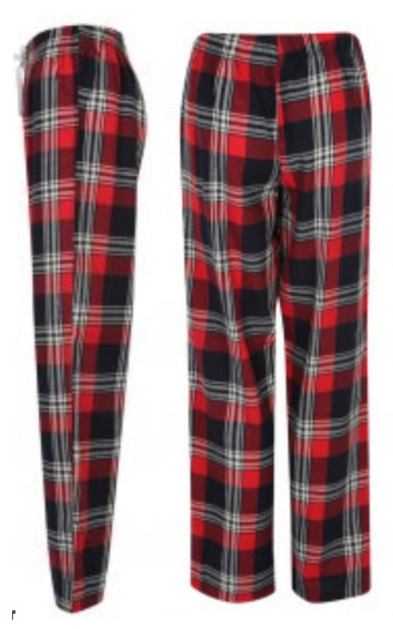 Tartan PJ Pants Matching Set for Couples Etsy UK