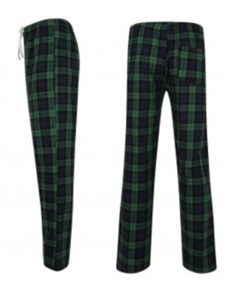 Tartan PJ Pants Matching Set for Couples Etsy