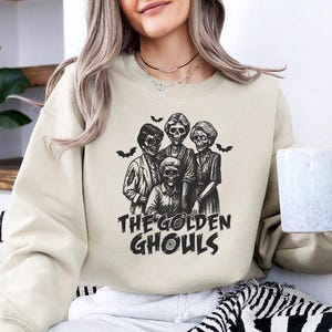 The Golden Ghouls - Sweatshirt GD, Spooky Halloween Shirt, Ghouls Squad, Golden Girls, Retro Spooky Tshirt, 80s 90s Funny Halloween
