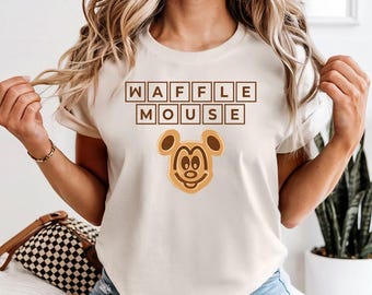 Waffle Mouse - Comfort Colors, Disney Shirt, Disney Trip Shirt, Disney Trip Matching Shirts, Mickey Minnie Waffle Mouse, Waffle Chef Mickey
