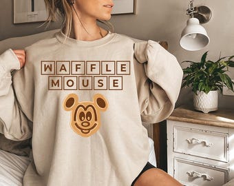 Våffelmus - Tröja GD, Disney-tröja, Disney-resetröja, Disney-rese-matchande tröjor, Musse Mimmi våffelmus, Våffelkocken Musse Pigg