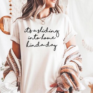 It's a sliding into home kinda day - Comfort Colors, Game day shirt, tailgate shirt, game day shirt, Softball mom shirt, Baseball mom shirt