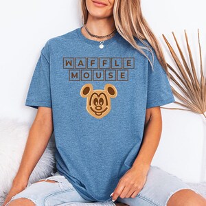Waffle Mouse - GD Tee, Disney Shirt, Disney Trip Shirt, Disney Trip Matching Shirts, Mickey Minnie Waffle Mouse, Waffle Chef Mickey image 5