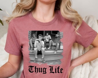 Golden Girls Thug Life - Camicia Stay Golden, Shady Pines, Picture It Sicily 1922, Stay Golden Squad, maglietta fan The Golden Girls, sitcom degli anni '80