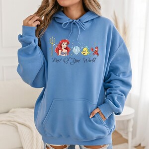 Part of your world - Hoodie GD, Mermaid Shirt, Disney Ariel Princes Shirt, Disney Girls Trip, Disney Birthday Girl, Dinglehopper image 8