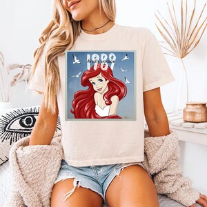 1989 Ariel's Version (B) - Boxy Crop Tee, Disney Princess Ariel Shirt, Disney Girl Trip Shirt, Ariel Mermaid Shirt, Disney Ariel Shirt image 2