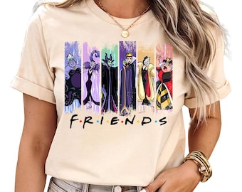Bad Witches Villains FR|ENDS - Funny Witch Club Shirt, Disney Bad Witch T-Shirt, Bad Girl Shirt, Proud Member of Bad Witch Club