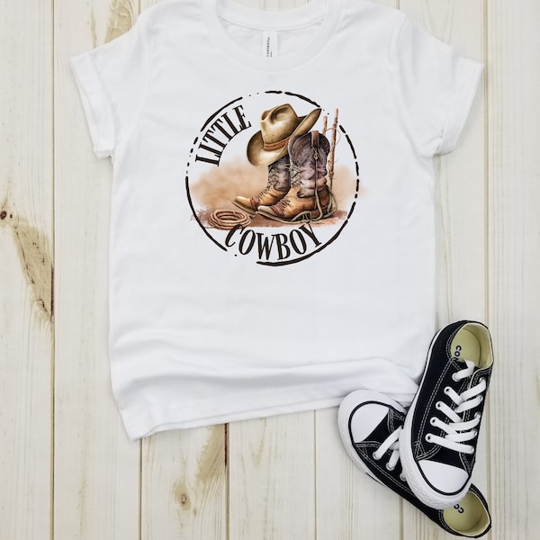 Little Cowboy - Youth Shirt, Rodeo shirt, Cowgirl, Country music, chasing you like a shot of whiskey, music festival, southern shirt, Rodeo