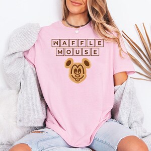 Waffle Mouse - GD Tee, Disney Shirt, Disney Trip Shirt, Disney Trip Matching Shirts, Mickey Minnie Waffle Mouse, Waffle Chef Mickey image 6