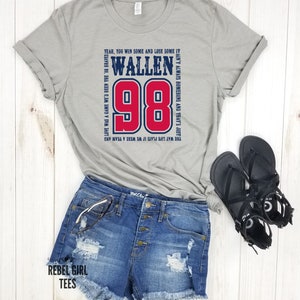98 Braves - Walen-shirt, countrymuziekshirt, muziekfestivalshirt, zuidelijk shirt, rodeoshirt, 98 Braves-shirt, uniseks shirt, Braves 98