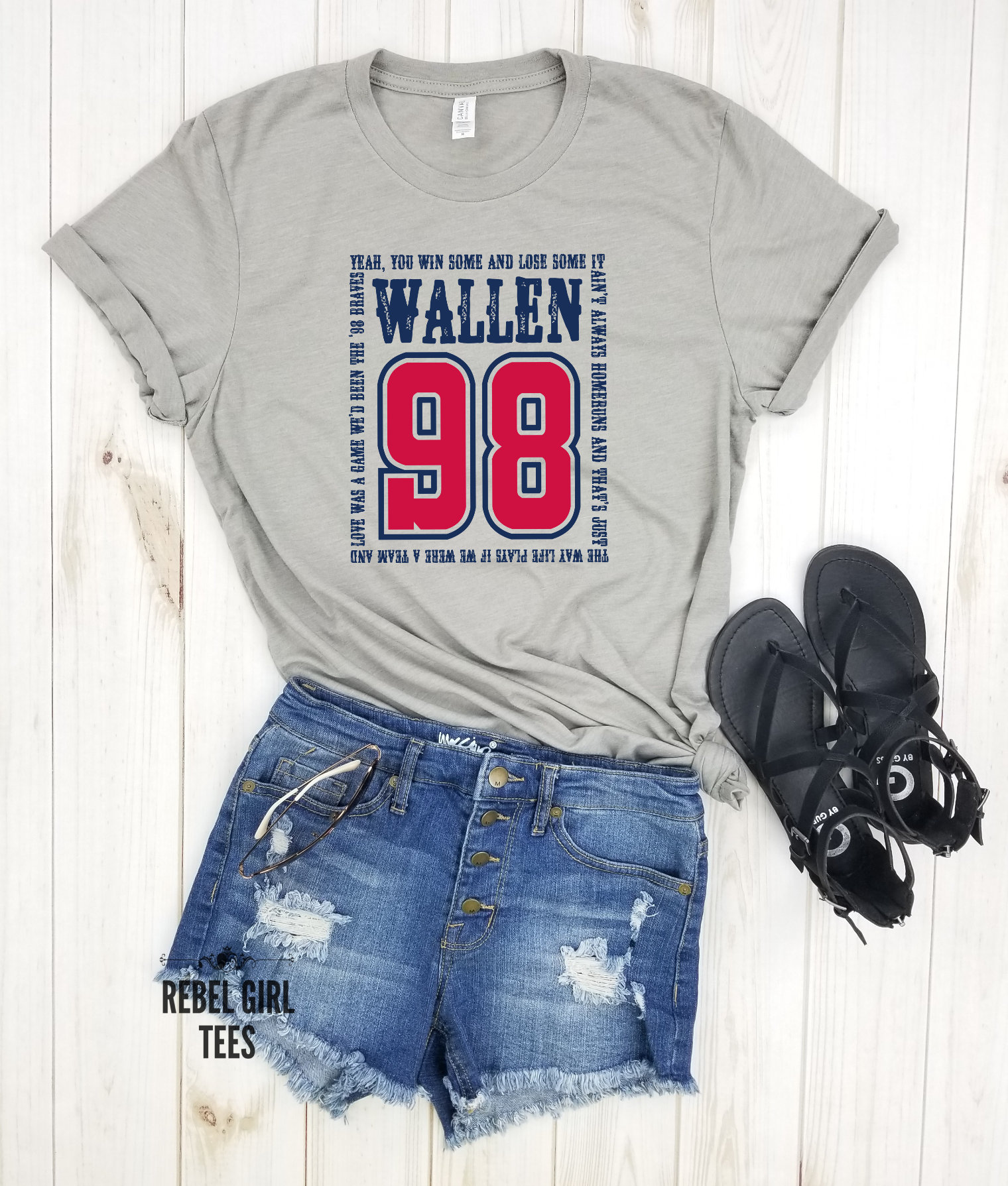 98 Braves - Walen shirt, Country music shirt, music festival shirt, southern shirt, Rodeo Shirt, 98 Braves Shirt,  Unisex Shirt, Braves 98