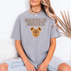 Waffle Mouse - GD Tee, Disney Shirt, Disney Trip Shirt, Disney Trip Matching Shirts, Mickey Minnie Waffle Mouse, Waffle Chef Mickey image 7