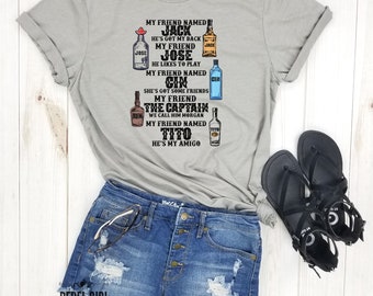 My Friend Jack - Country music shirt, chasing you like a shot of whiskey, music festival shirt, southern shirt