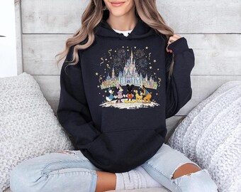 Mouse Kingdom - Hoodie GD, Disneyworld Happiest Place on Earth, Disneyland-shirt, Disney Girls Trip, schattige Disney-shirts