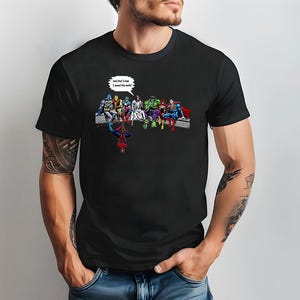 Und so habe ich die Welt gerettet - Jesus und Superhelden T-Shirt, lustiges christliches Shirt, lustiges Religionshelden T-Shirt, christliches Shirt, Bibel T-Shirt