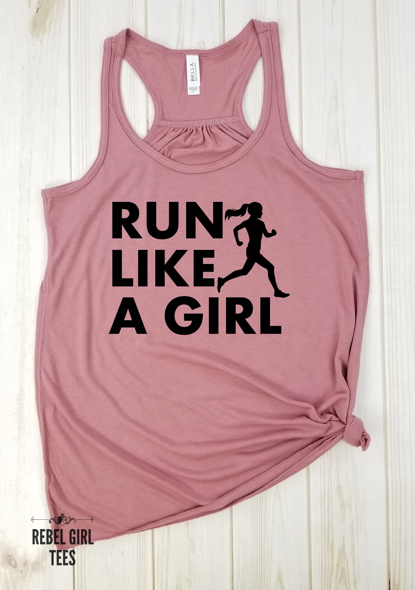 Run Like a Girl Running Shirt Marathoner shirt Workout | Etsy