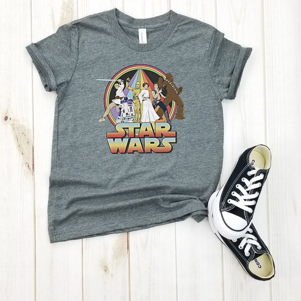 Vintage Sci Fi Movie Poster - Youth Shirt, Jedi in Training, Jedi Master Shirt, Shirt, Young Padawan, The Force, Fantasy