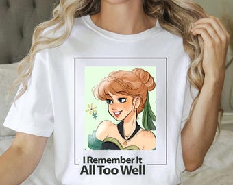 Recuerdo - Colores Confortables, Princesa Anna, Camiseta de Anna Frozen, Camiseta de Princesas Disney, Camiseta de Magic Kingdom, Viaje de Chicas Disney