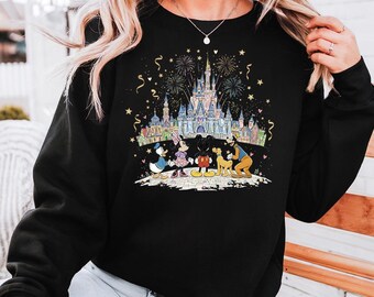 Mouse Kingdom - Sweatshirt GD, Disneyworld Happiest Place on Earth, Disneyland-shirt, Disney Girls Trip, schattige Disney-shirts
