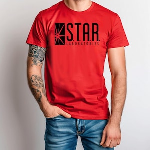 S.T.A.R. Laboratories - Lab Tech shirt, Technology shirt, The Fl@sh shirt, Lightning shirt, Science shirt, TV series, S.T.A.R. Labs shirt