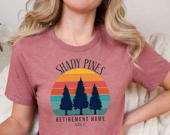 Shady Pines Sunset - Camicia Stay Golden, Shady Pines, Picture It Sicily 1922, Stay Golden Squad, The Golden Girls, camicia sitcom anni '80