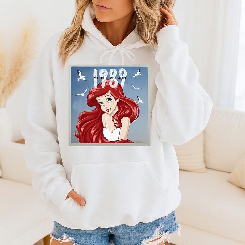 I989 Ariel's Version (B) - Hoodie GD, Disney Princess Ariel Shirt, Disney Girl Trip Shirt, Ariel Mermaid Shirt, Disney Ariel Shirt image 1