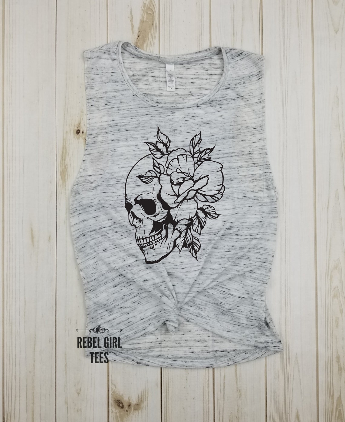 Sugar Skull Flower Women's Golf Shirts main image 1