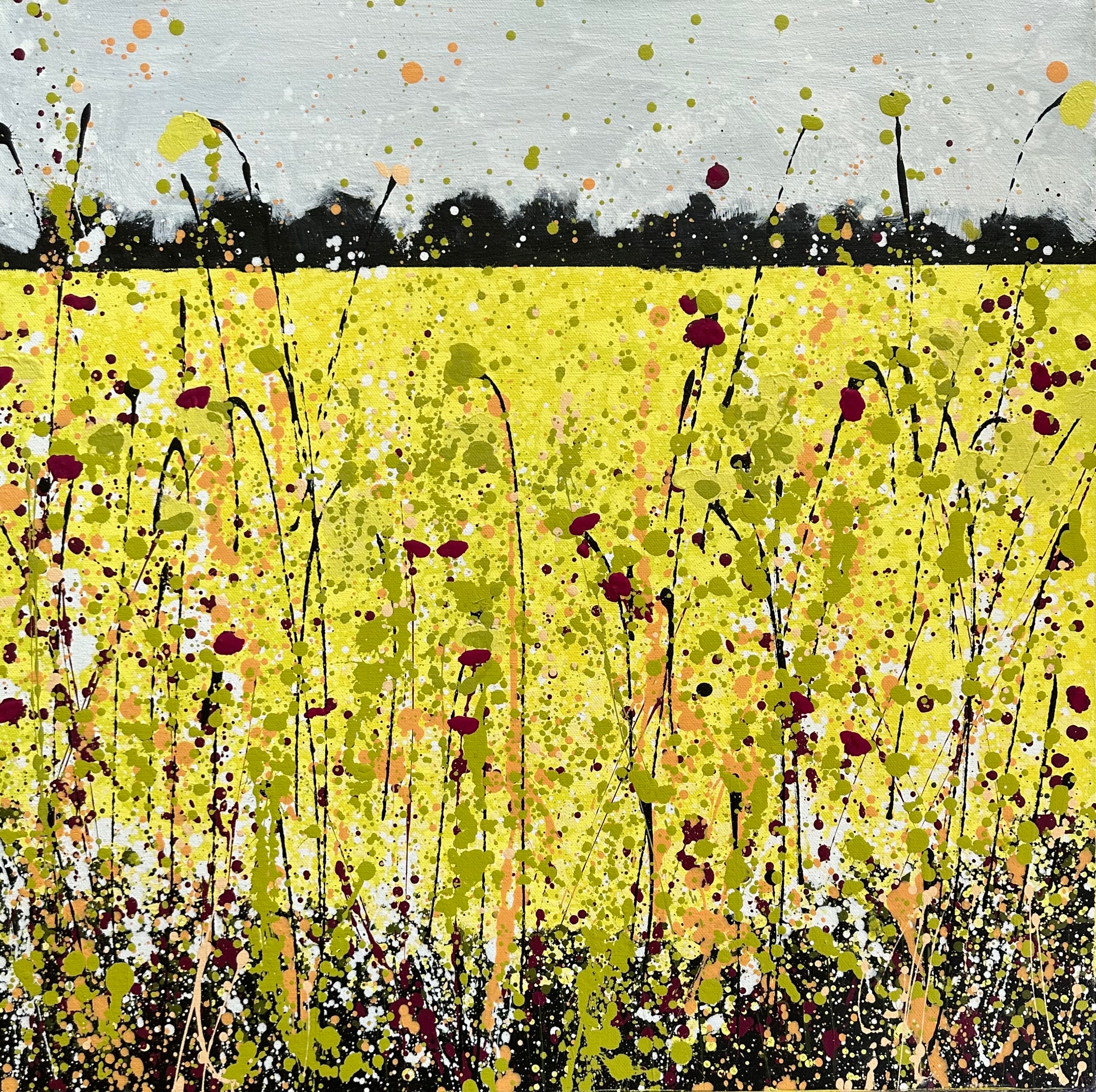 Yellow wildflower meadow