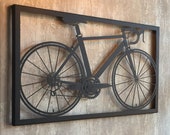 Bicycle Metal Wall Art, Cycling Gifts for Men, Bike Gifts, Bicycle Wall Decor, Peloton Gifts, Bicycle Art, Cycling Art, Gifts for Dad